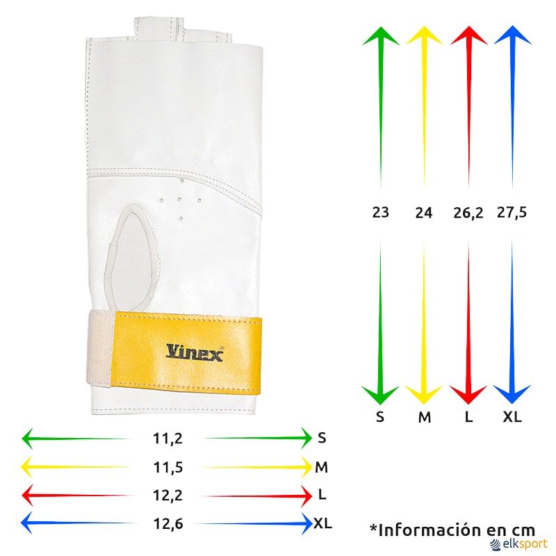 tallas-guantes-lanzamiento-martillo-vinex